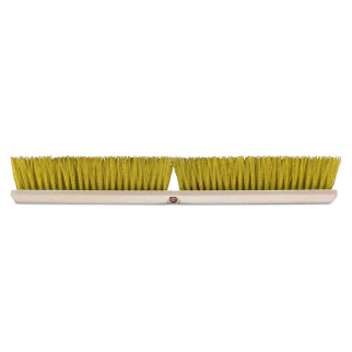 Escova para piso cerdas medias ref. 1124-py amarelo l el castor