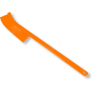 Escova p/ limpeza detalhada estreita cerdas medias laranja ref4641o el castor