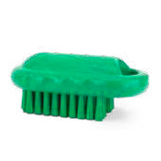 Escova para limpeza de unhas e maos verde ref 4901g  el castor
