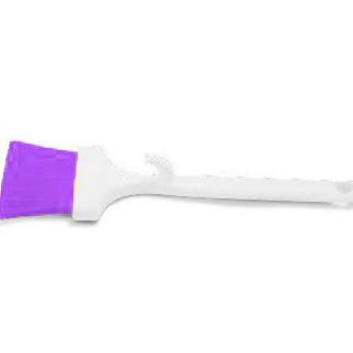 Pincel sanitario plano 1 pol roxo ref. 5001p- el castor