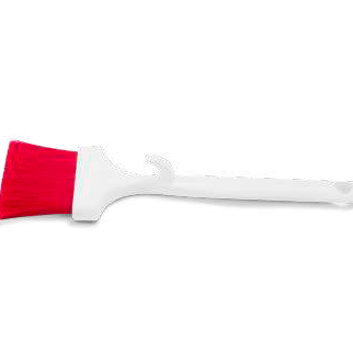 Pincel sanitario plano 1 pol vermelho ref. 5001r - el castor