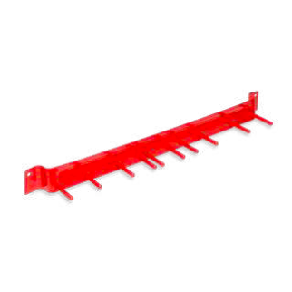 Organizador de parede de aluminio vermelho el castor