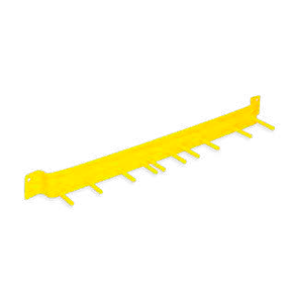 Organizador de parede de aluminio amarelo el castor