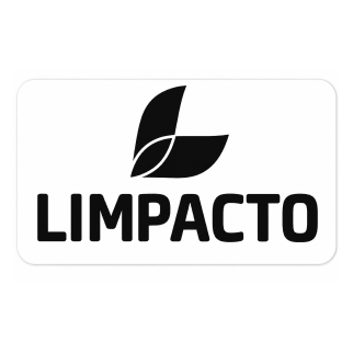 Adesivo limpacto vertical k preto  fundo transparente 6x3cm