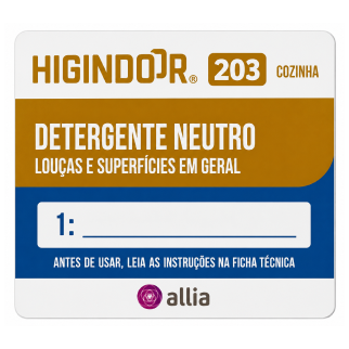 Adesivo higindoor 203 somente diluicao  4x4cm