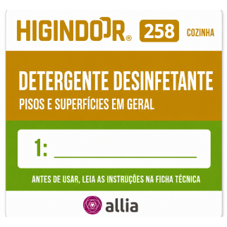Adesivo higindoor 258 somente diluicao  4x4cm