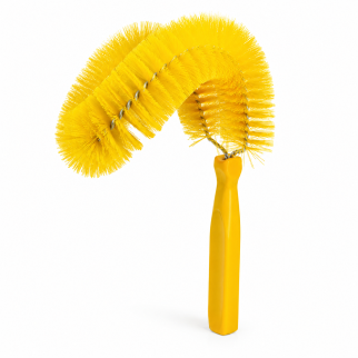 Escova curvada para limpeza de tubulacoes ref. 5401y amarelo el castor