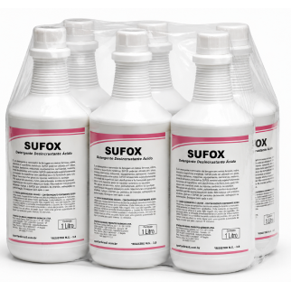 Sufox - fardo com 6 frascos de 01 litro