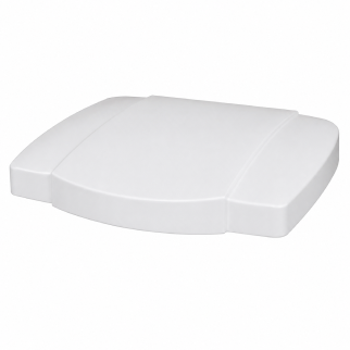 Peça de reposição - tampa da lixeira de pedal 018 litros branco tonk/perfect