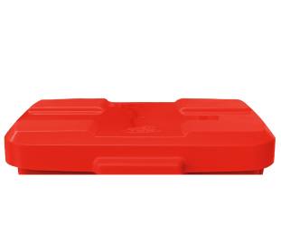 Tampa p/ Cesto Quadrado C/ Pedal 60L Vermelho