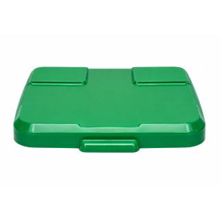 Tampa p/ Cesto Quadrado C/pedal 15L Verde