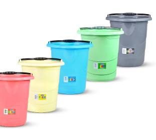 Balde 12L Odim Azul - Caixa com 6 Unidades