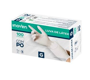 Luva de Latex p/ Procedimento M Caixa C/ 100UN - Inoven