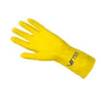 Luva de Latex P/limpeza Multiuso Amarela G Volk