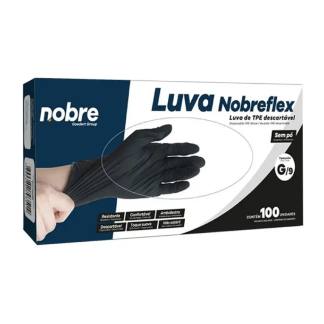 Luva de Nitrilico Preto Nobre Tamanho Peq - Caixa C/100 Unid