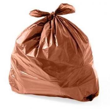 Saco para Lixo 100L Marrom Reforçado 75X90 PC100