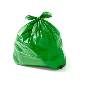 Saco para Lixo 20L Verde 100UN 40X50 - Leve - Equiv 0,04