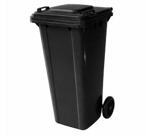 Conteiner com Rodas 0240 Litros Preto Tonk