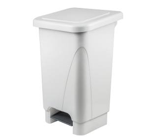 Lixeira com Pedal 025 Litros Branca Plestin