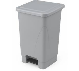 Lixeira com Pedal 050 Litros Cinza Plestin